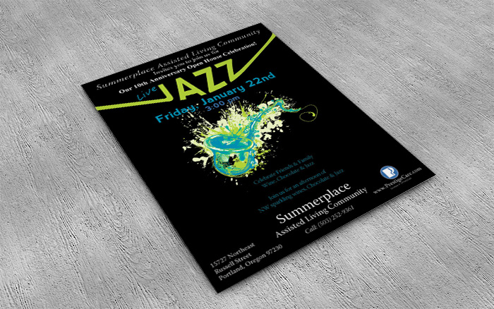 Jazz Fest Branding Piece Flyer