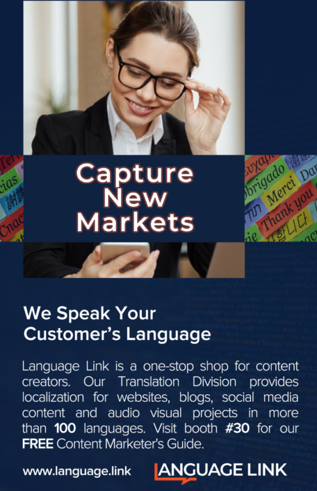 Capture new markets trade-show ad